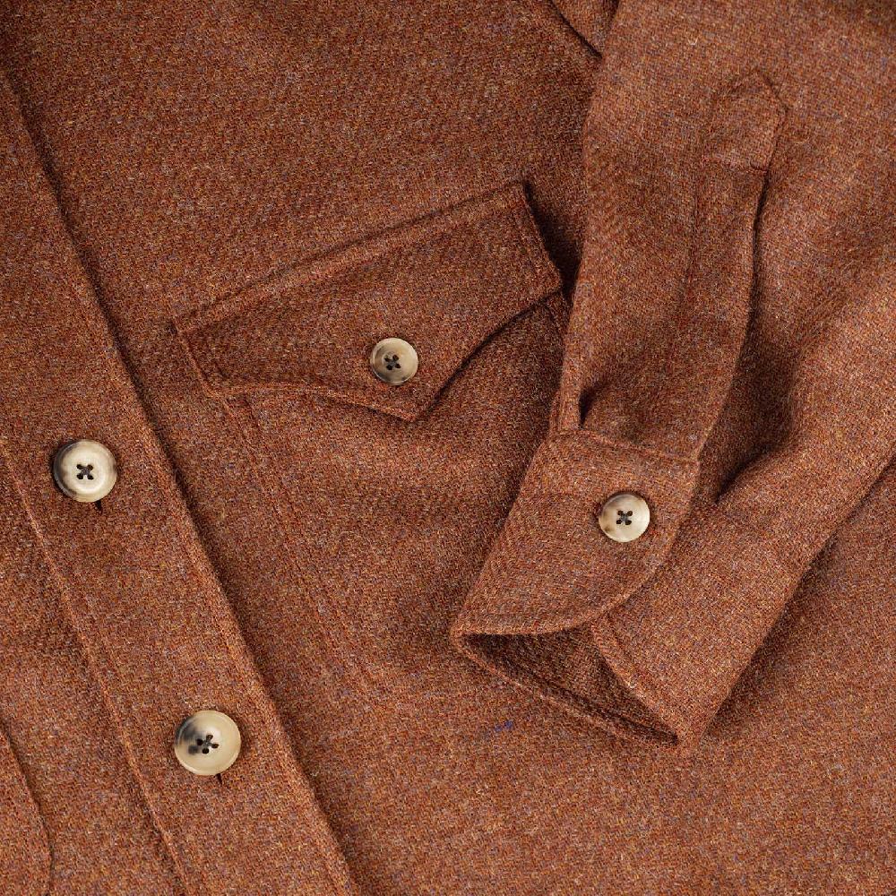 Rubinacci Vintage archive sahariana in lana ruggine Saldi
