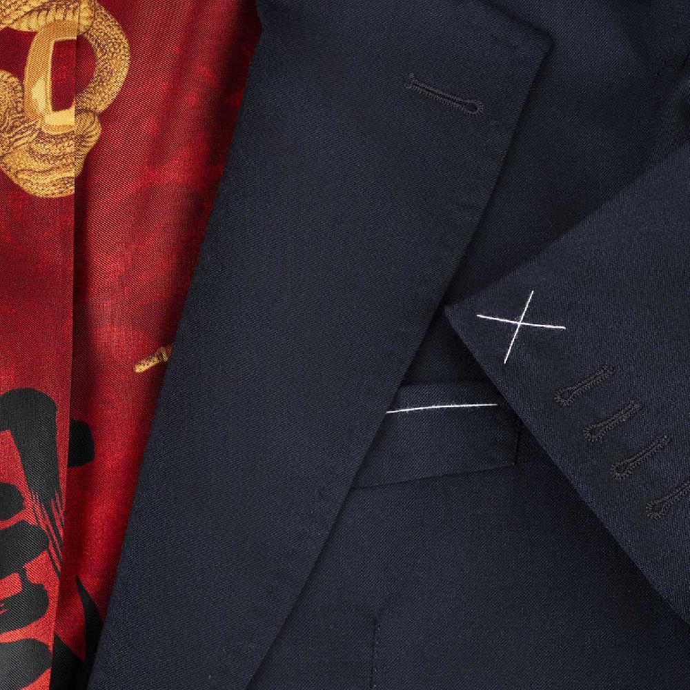 Rubinacci Serie Limitata Samurai giacca in cashmere blu Nuova