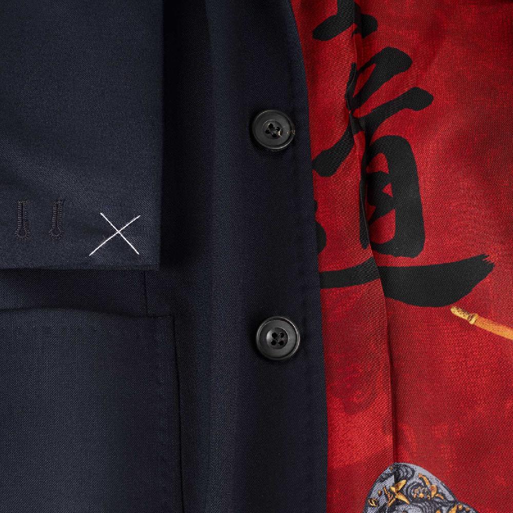 Rubinacci Serie Limitata Samurai giacca in cashmere blu Nuova