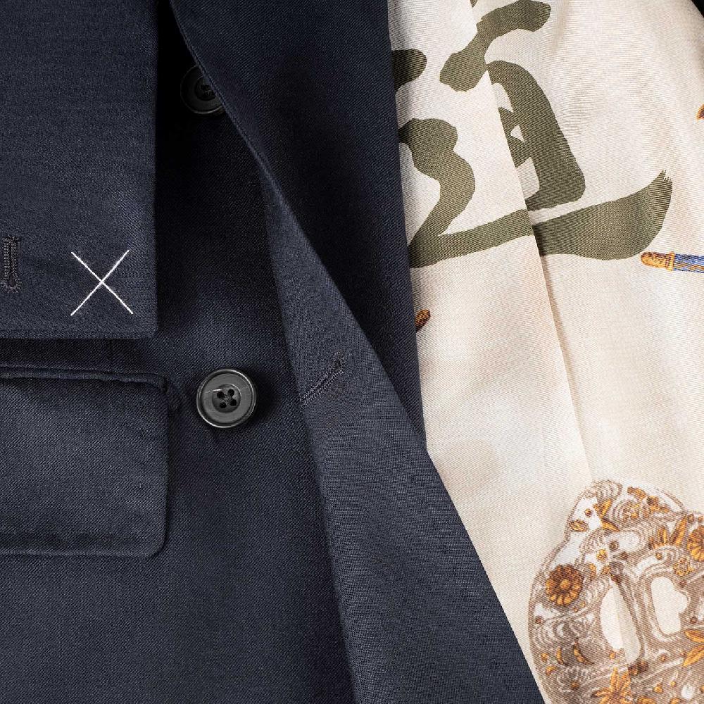 Rubinacci Serie Limitata Samurai giacca in cashmere blu Moda