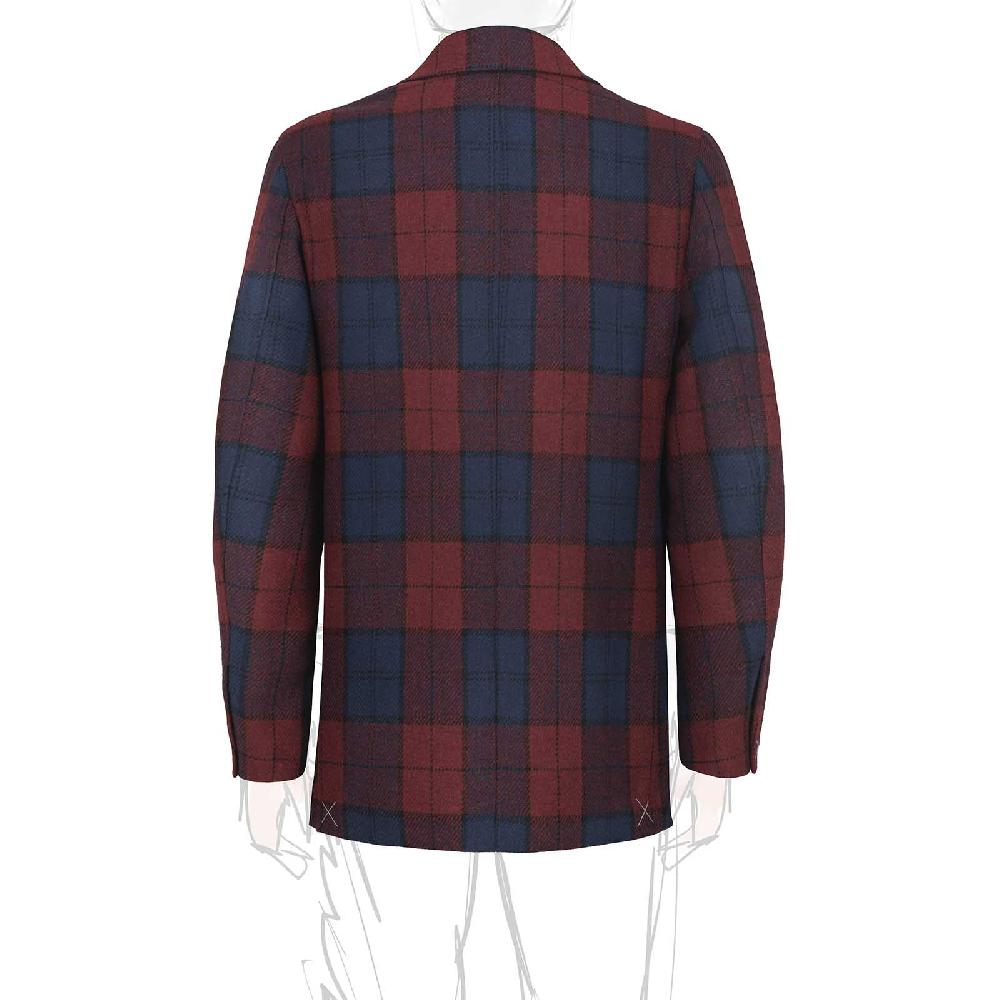 Rubinacci Vintage archive giacca tartan bordeaux 2025