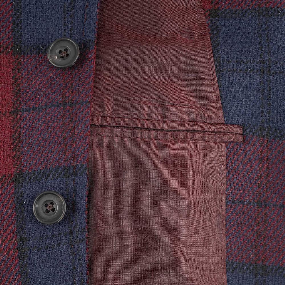 Rubinacci Vintage archive giacca tartan bordeaux 2025