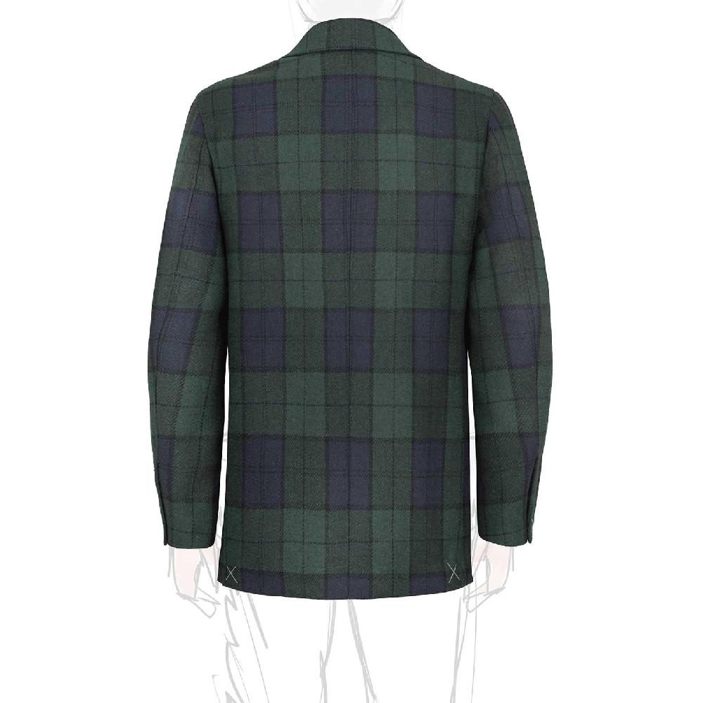 Rubinacci Vintage archive giacca tartan verde Italy