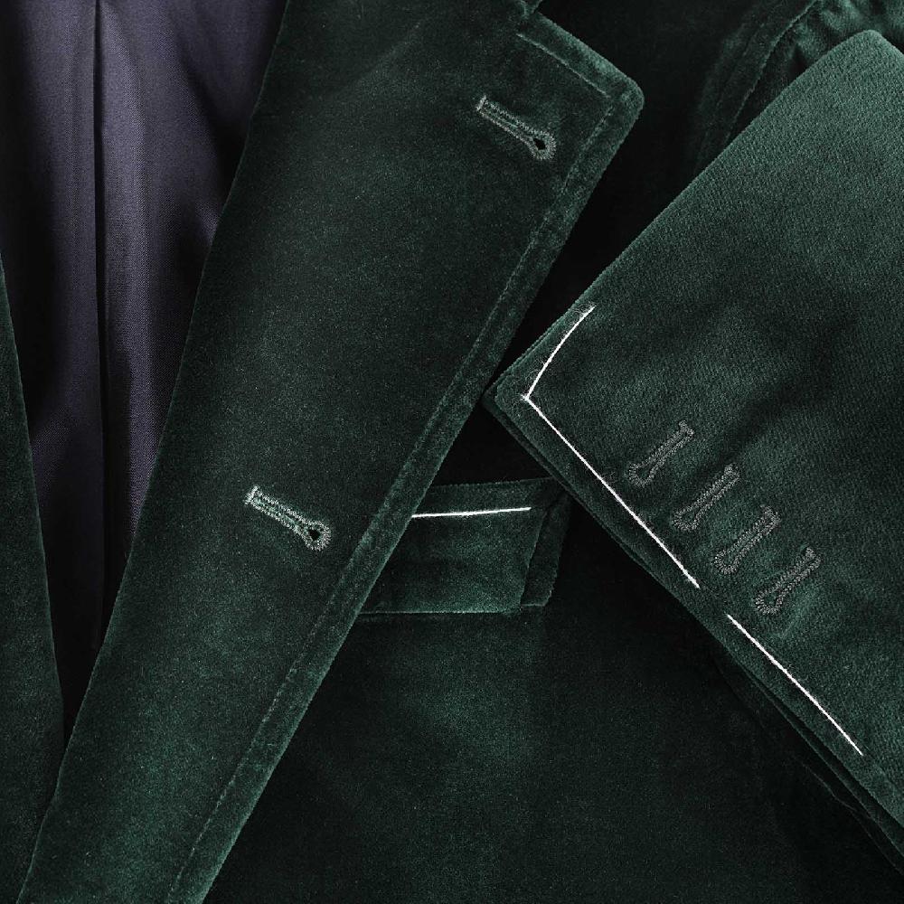 Rubinacci Vintage archive giacca Vienna in velluto verde Italia
