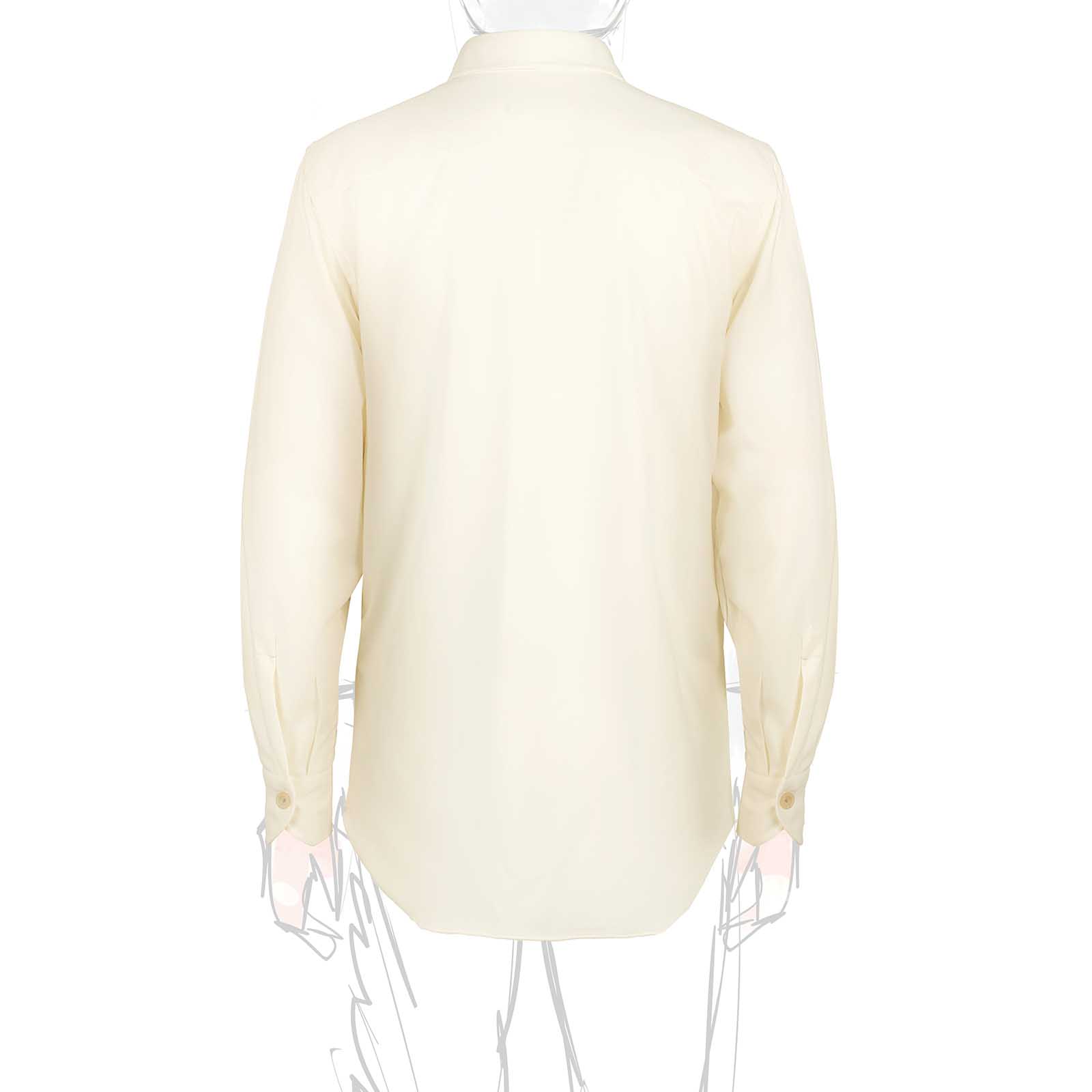 Rubinacci Overshirt in lana bianca Novità
