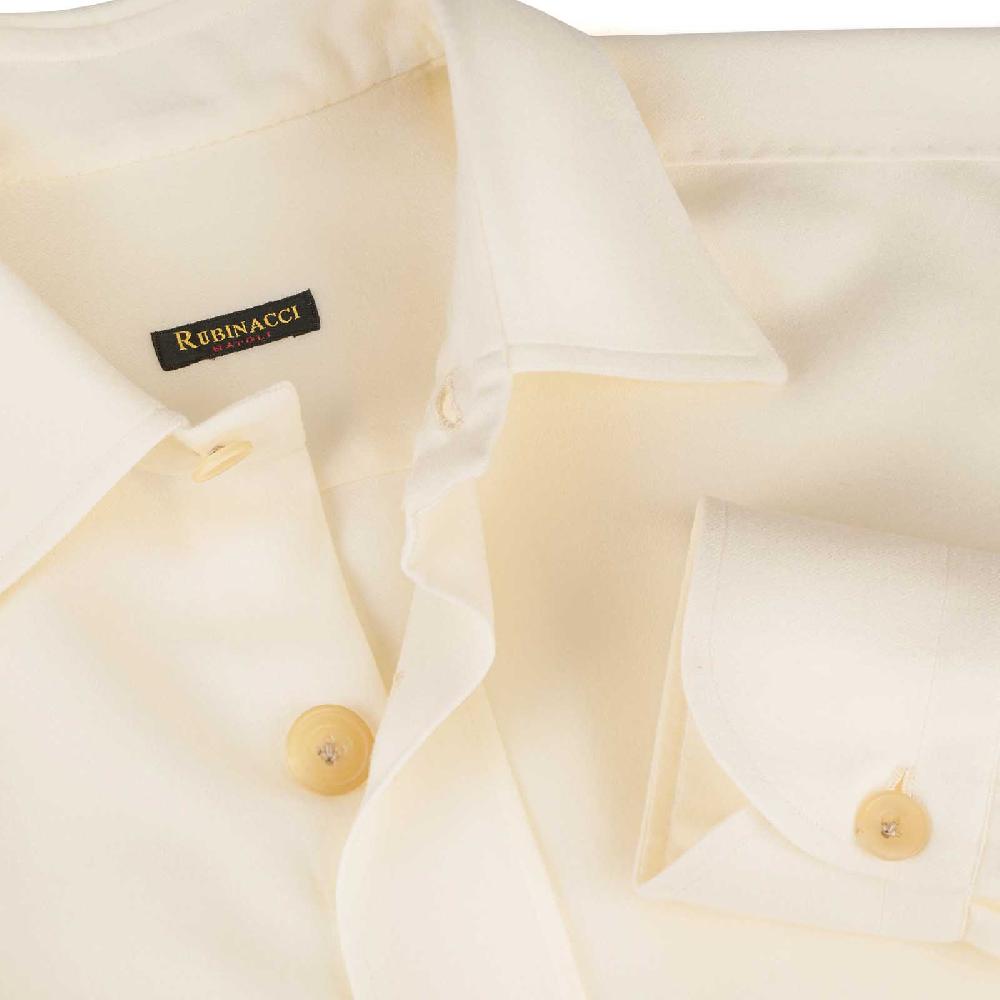 Rubinacci Overshirt in lana bianca Novità