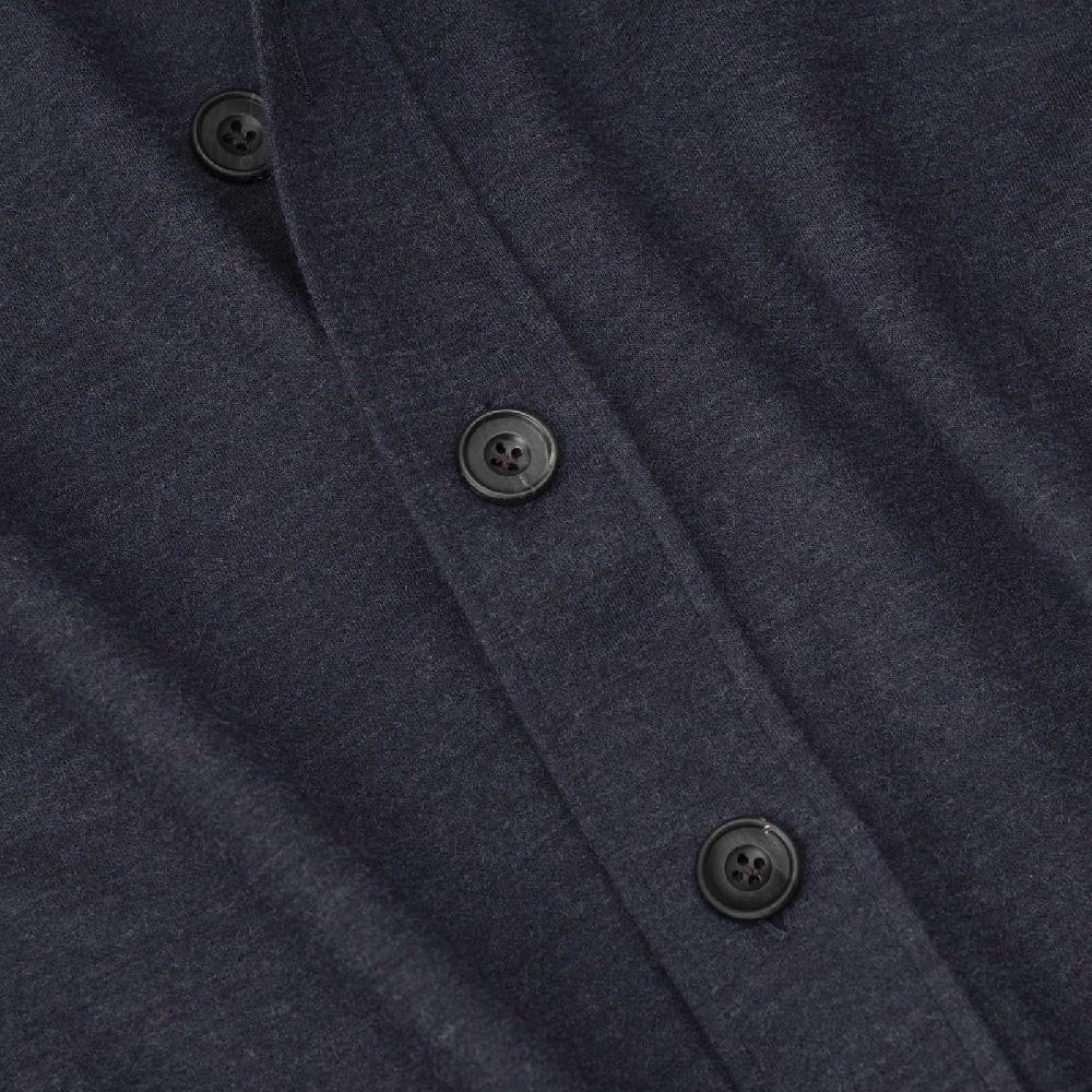 Rubinacci Overshirt in cashmere blu Sconto