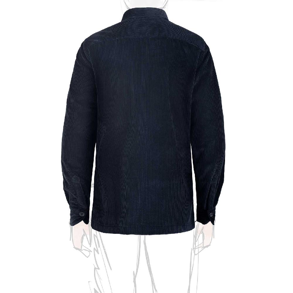 Rubinacci Sahariana in velluto a costine blu Offerta