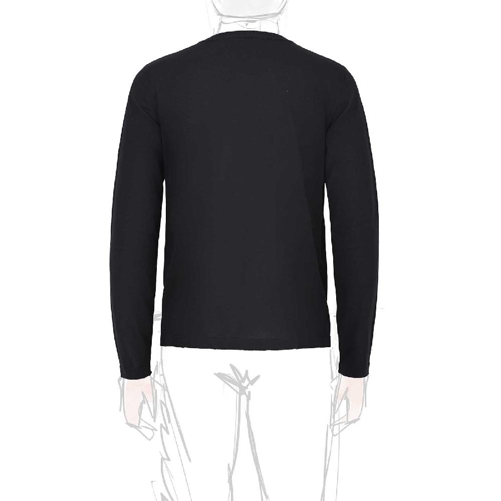Rubinacci T-Shirt cotone nera Vendite Flash