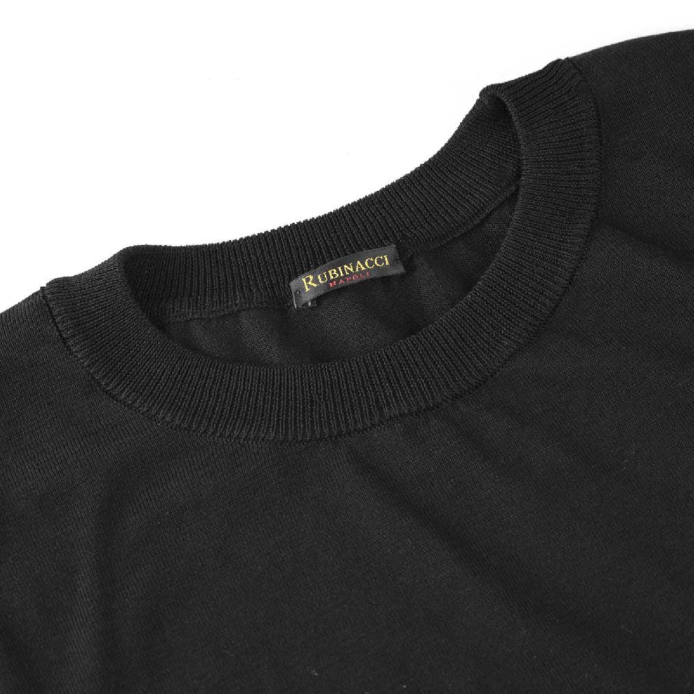 Rubinacci T-Shirt cotone nera Vendite Flash