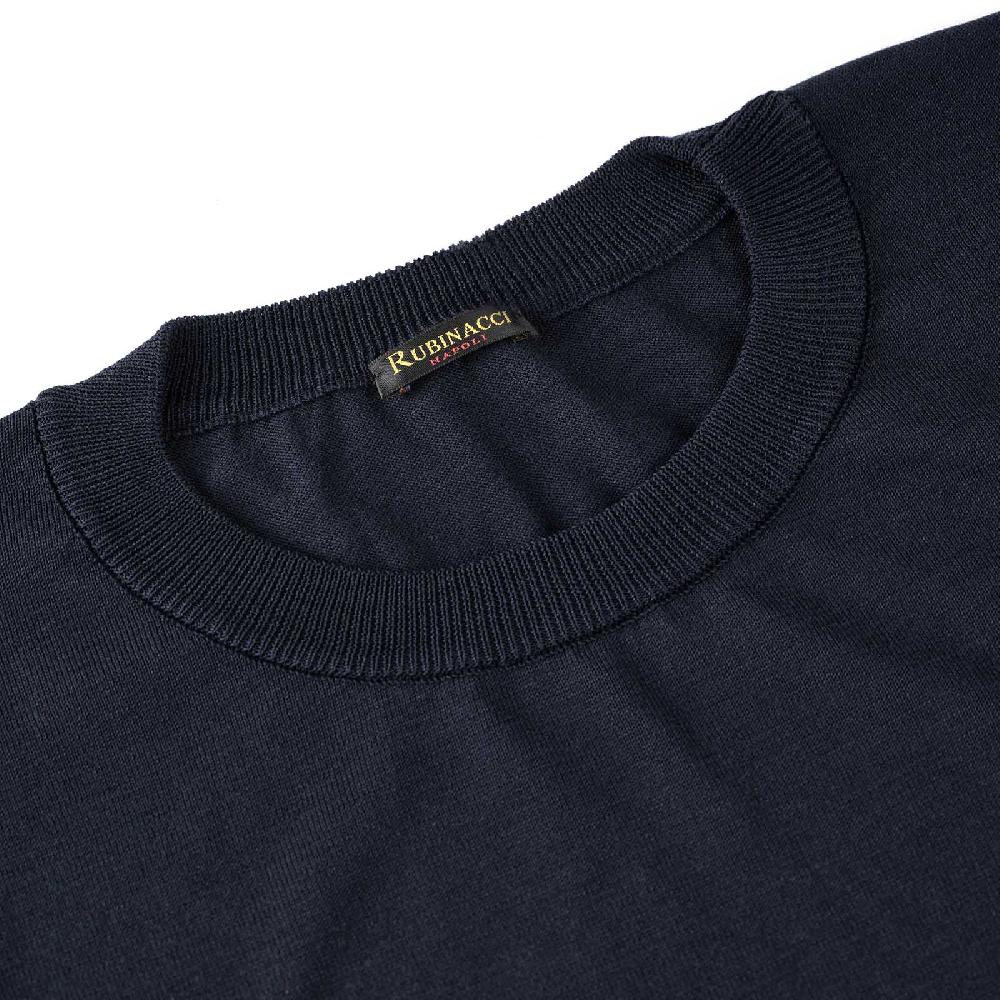 Rubinacci T-Shirt cotone blu Negozio
