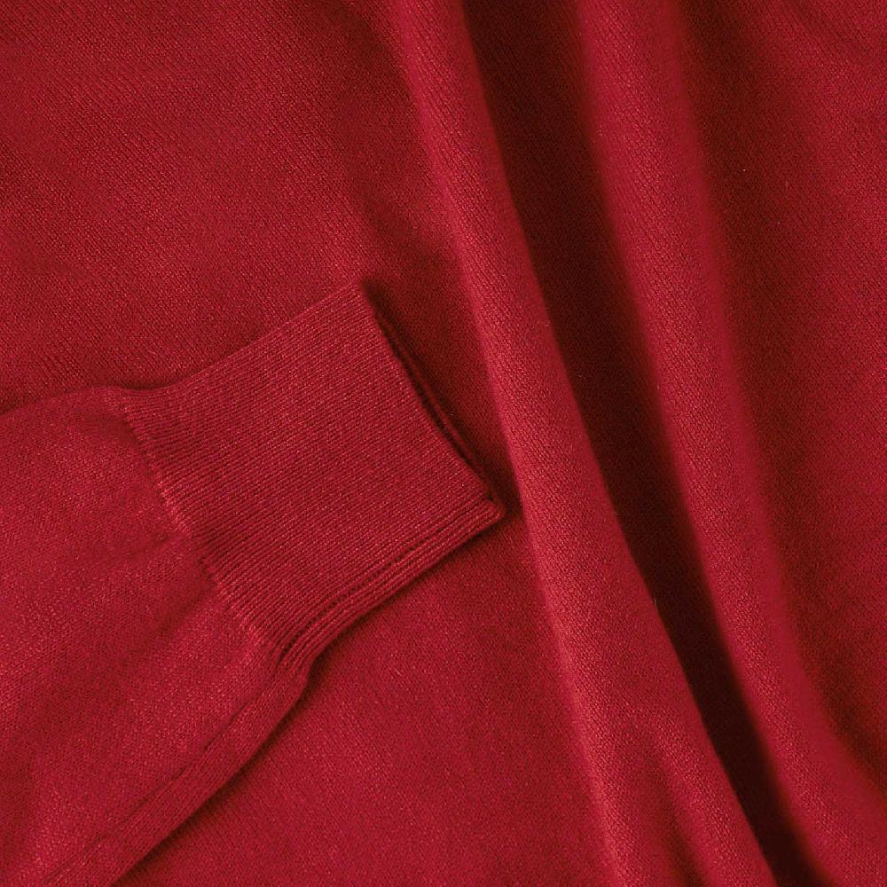 Rubinacci Girocollo in cashmere rosso Moda