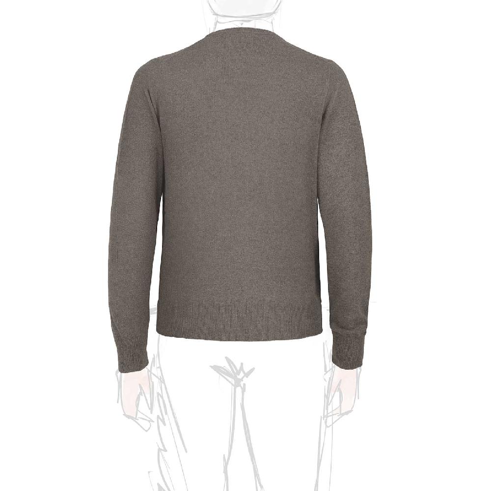 Rubinacci Girocollo in cashmere fango 2025