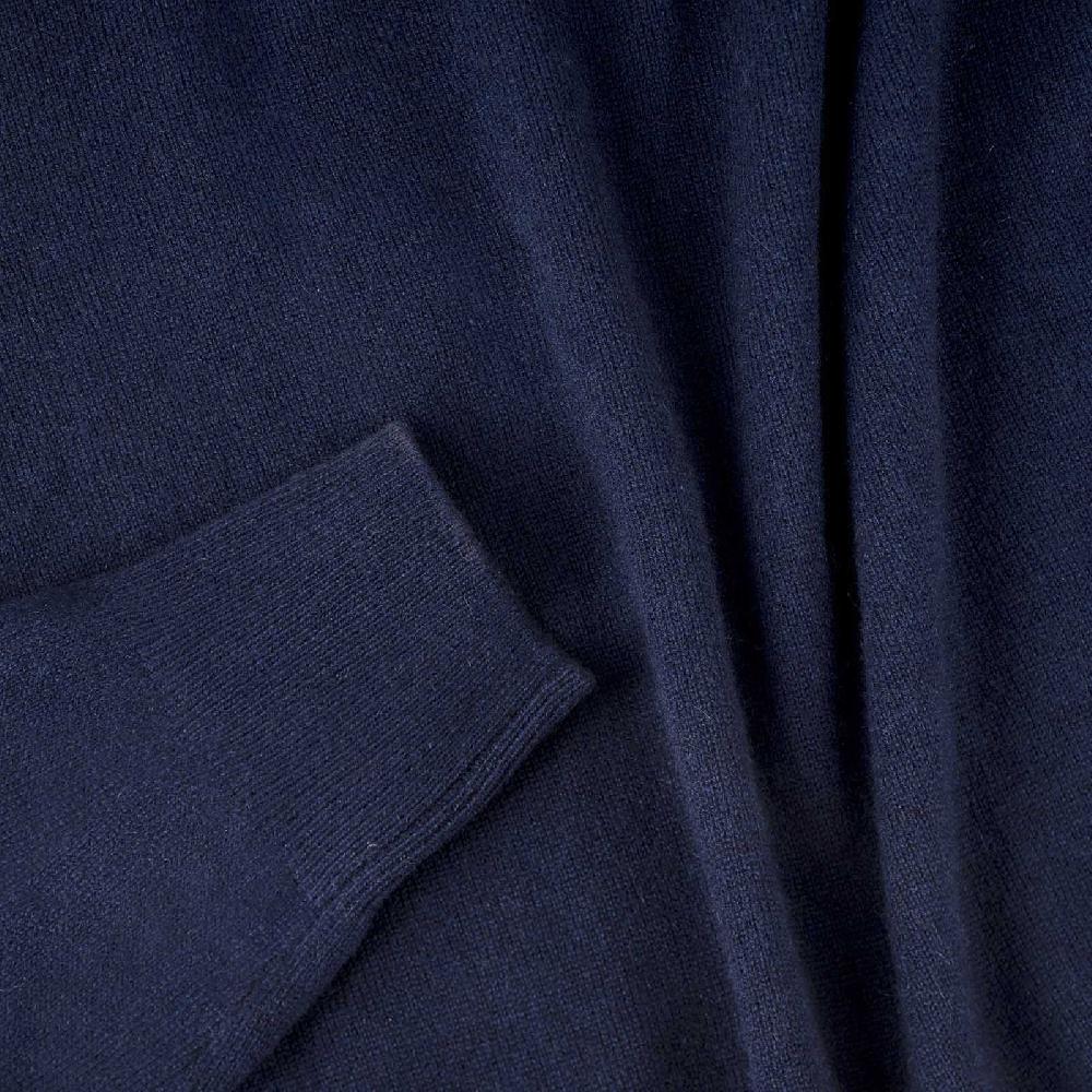 Rubinacci Polo in cashmere blu Italy