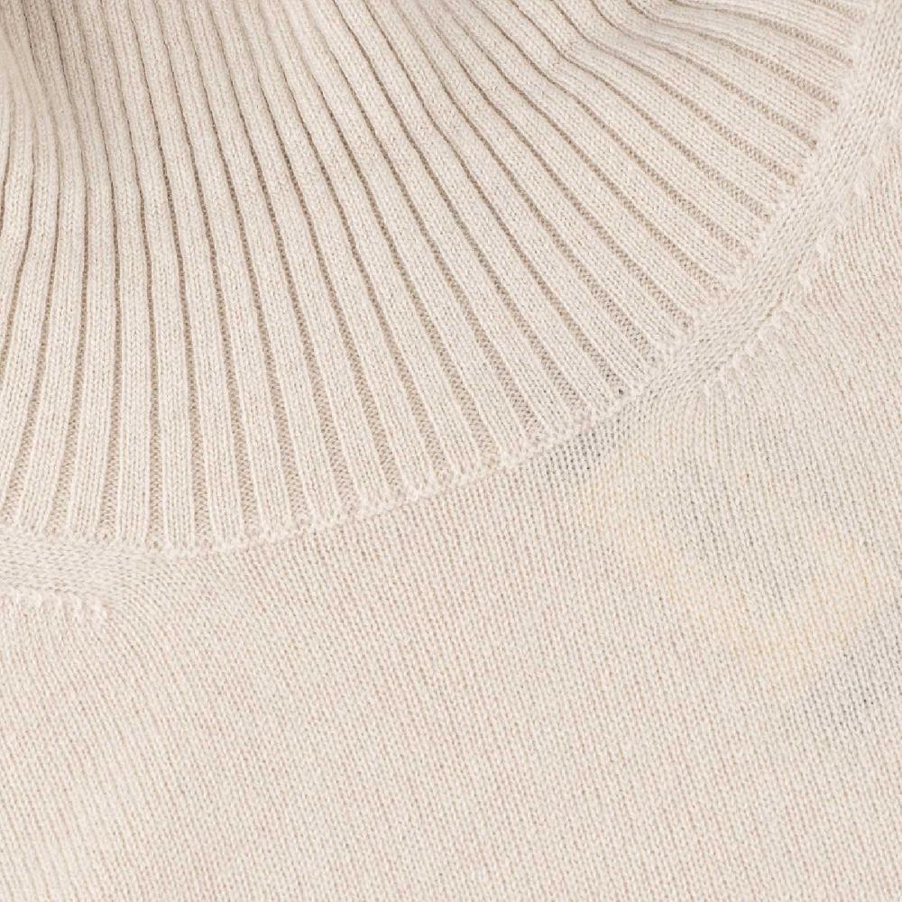 Rubinacci Collo alto in cashmere panna 2025