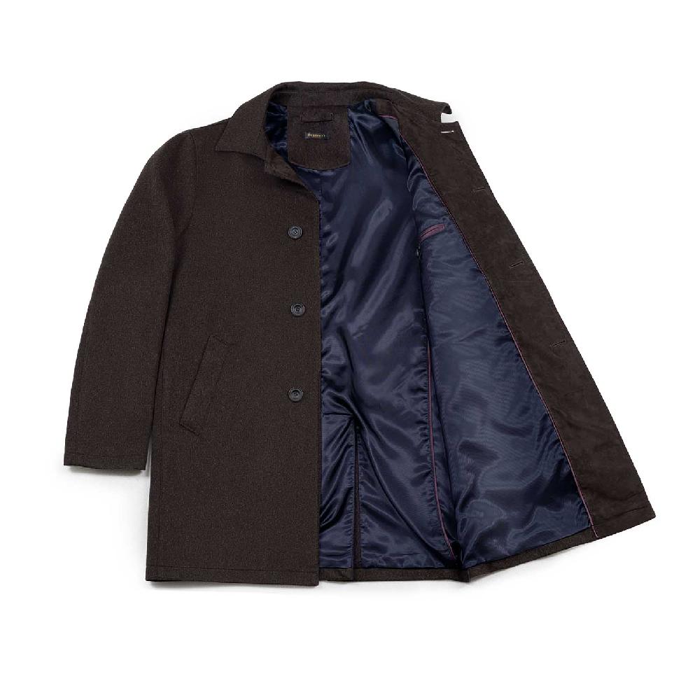 Rubinacci Giaccone in cashmere marrone Prezzo Ridotto