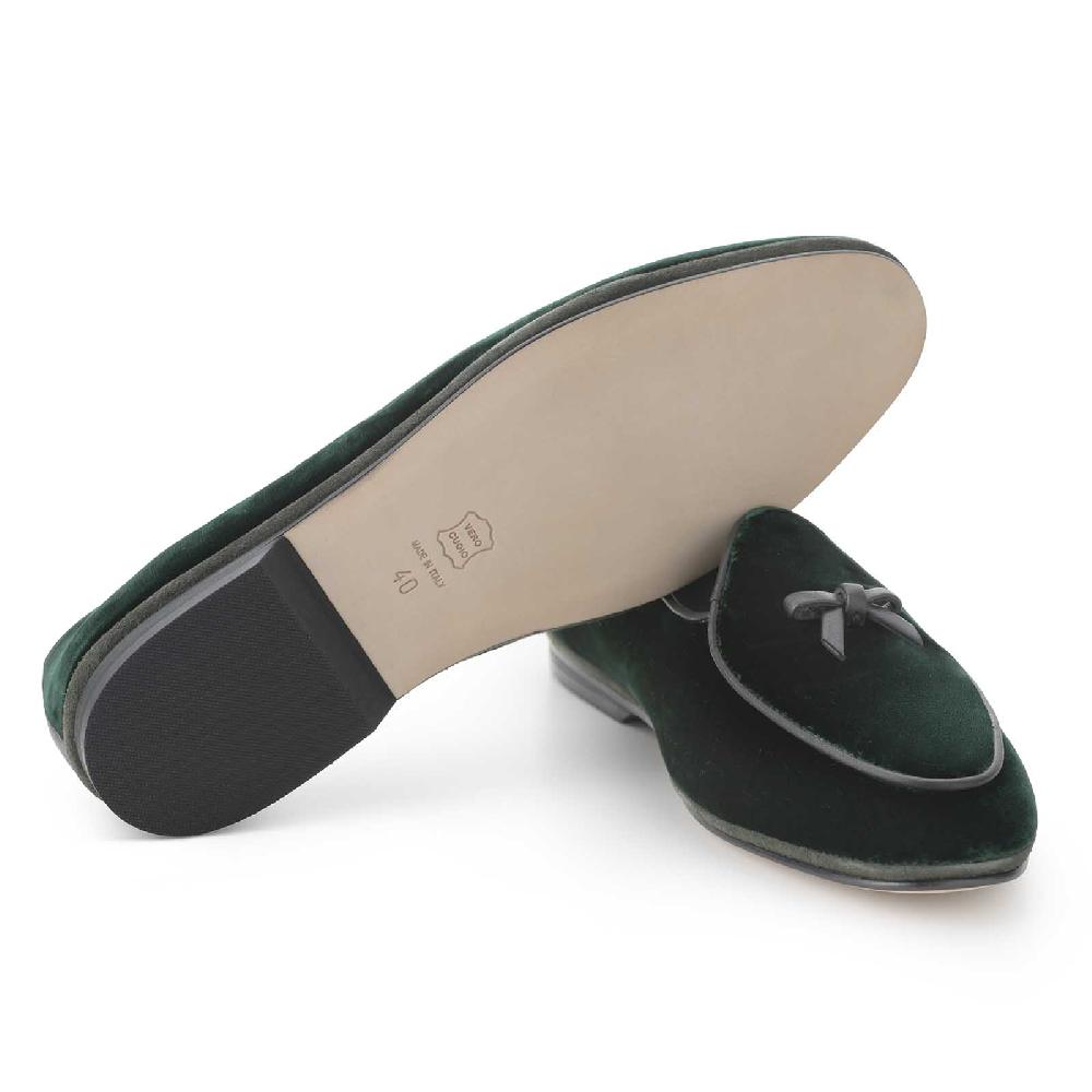 Rubinacci Marphy velluto verde Sconto