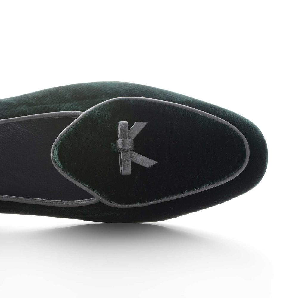 Rubinacci Marphy velluto verde Sconto