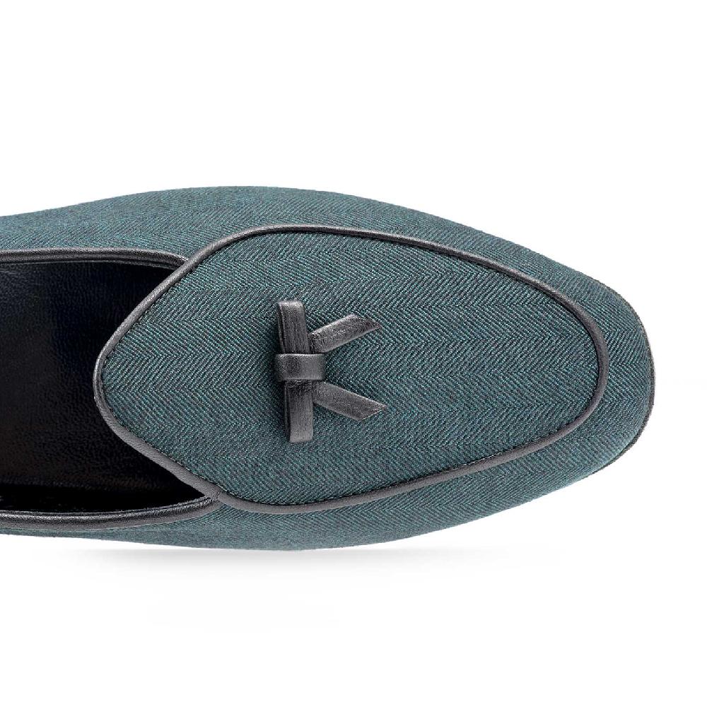 Rubinacci Vintage archive Marphy spigata verde Offerta