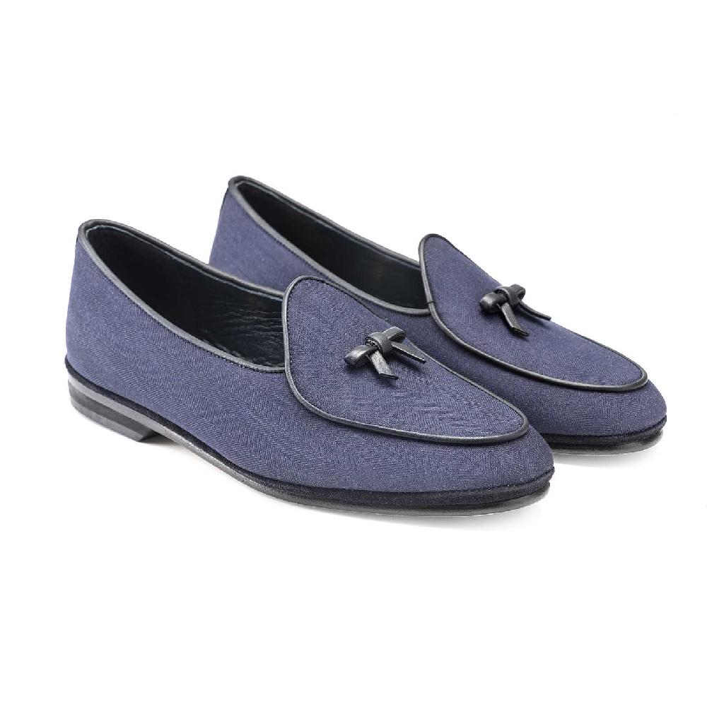 Rubinacci Vintage archive Marphy spigata blu