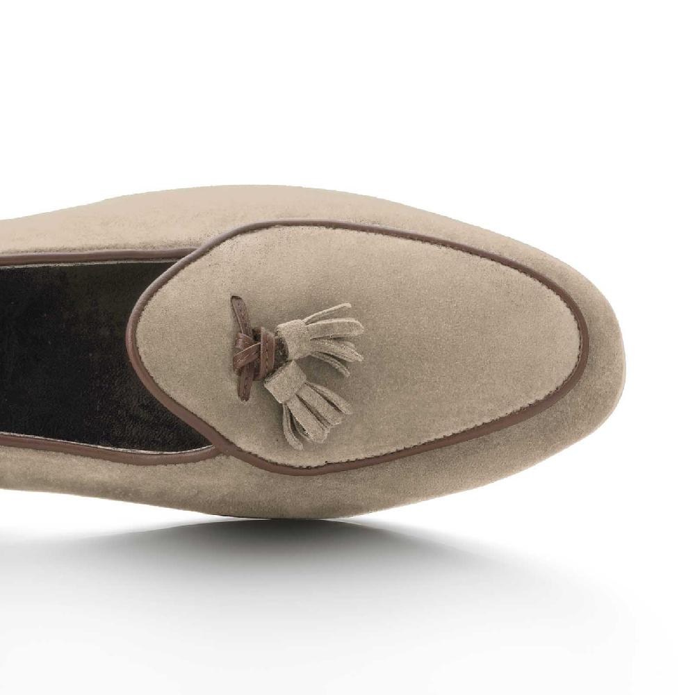 Rubinacci Marphy velour castoro con nappine Hotsell