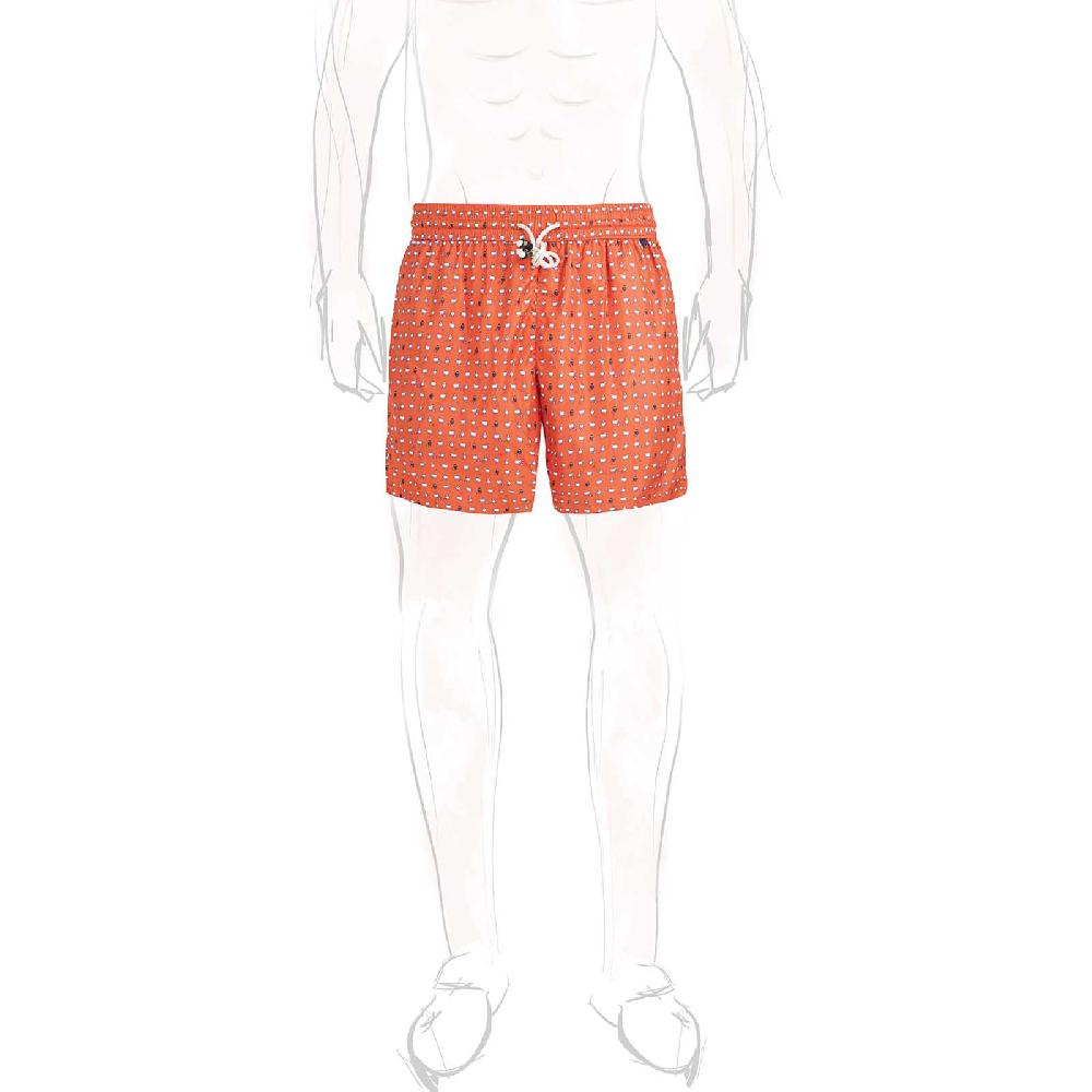Rubinacci Costume con pecorelle arancio