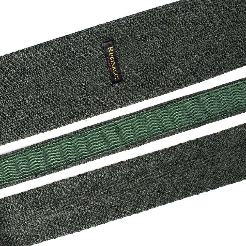 Rubinacci Cravatta in maglia verde Sconto