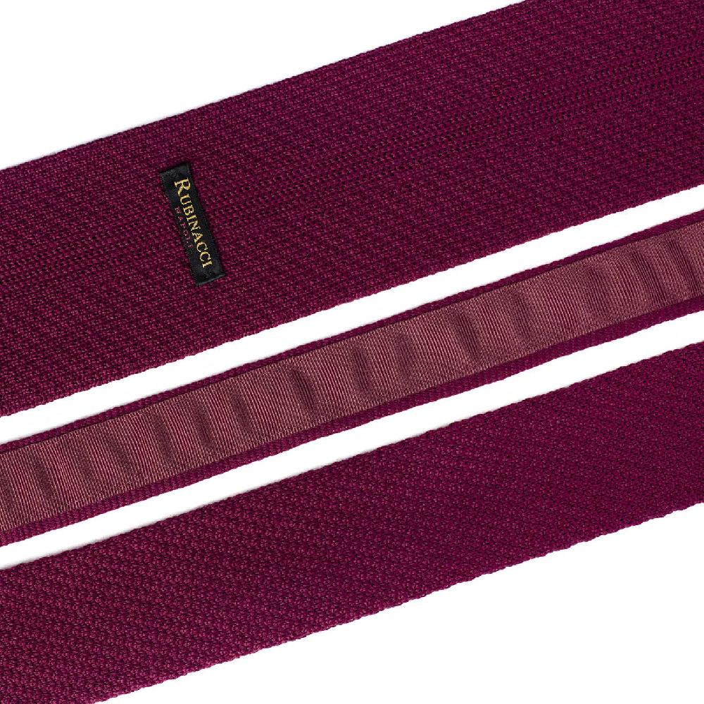 Rubinacci Cravatta in maglia vino Offerta