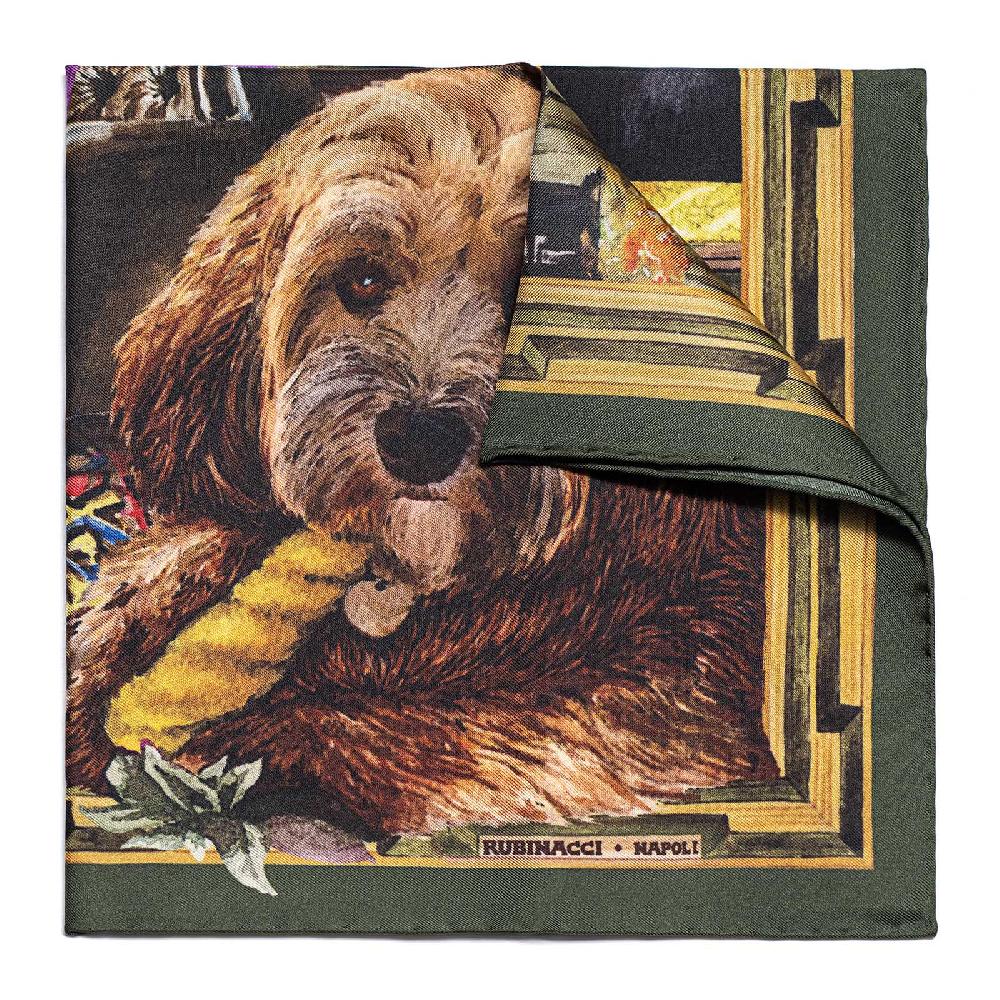 Rubinacci Pochette Bella verde Italia