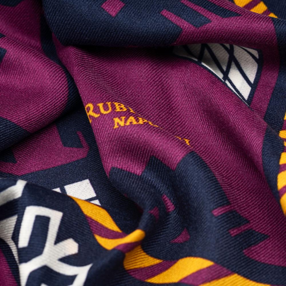 Rubinacci Sciarpa piastrella viola Fino Al -60%