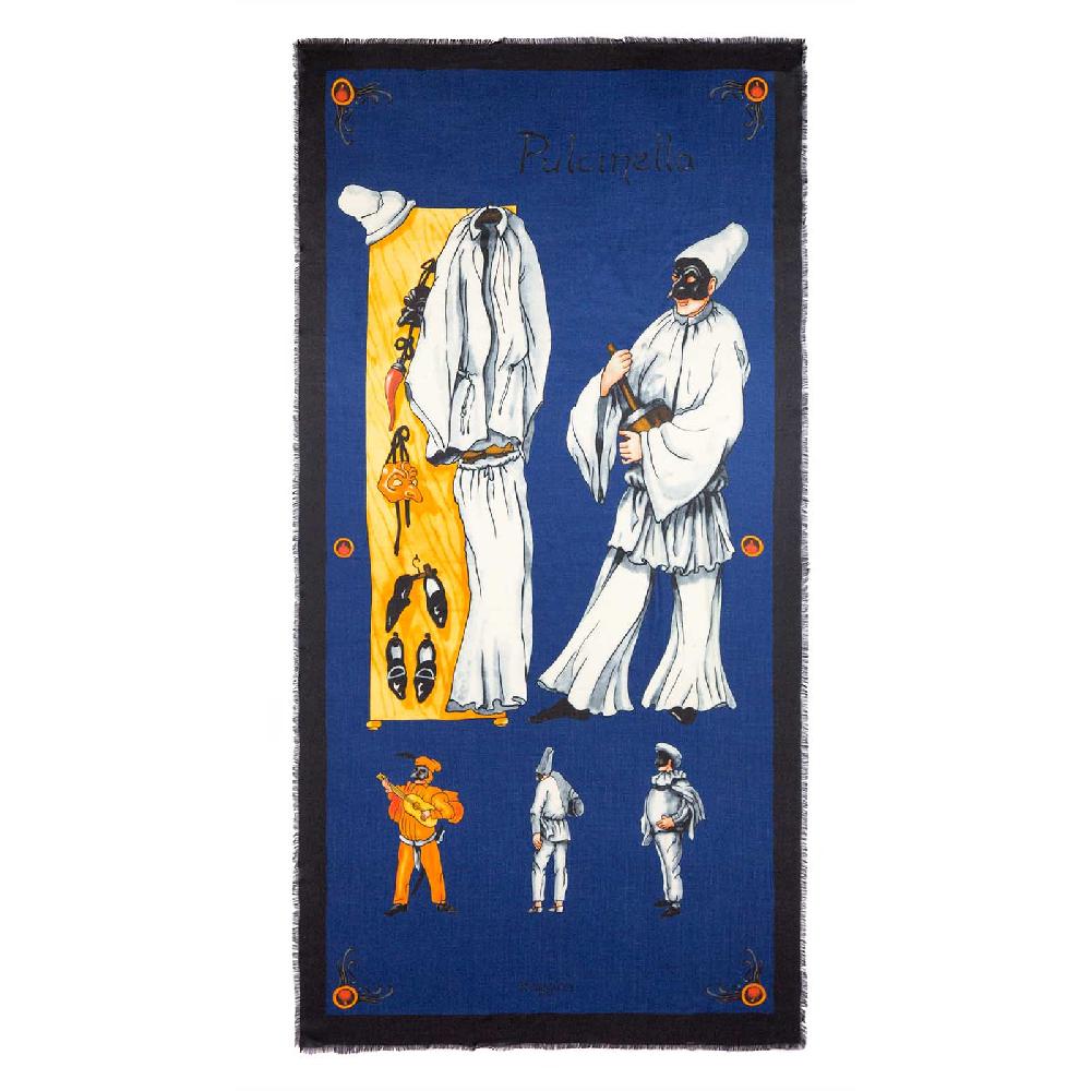 Rubinacci Sciarpa pulcinella blu Novità
