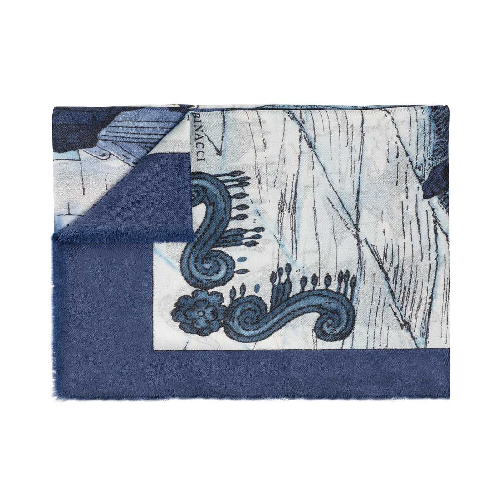 Rubinacci Sciarpa acquafrescaio blu Sconto
