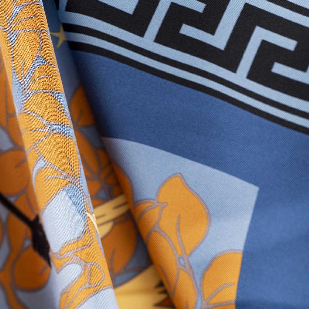 Rubinacci Foulard Artemide e Apollo blu Acquista Ora