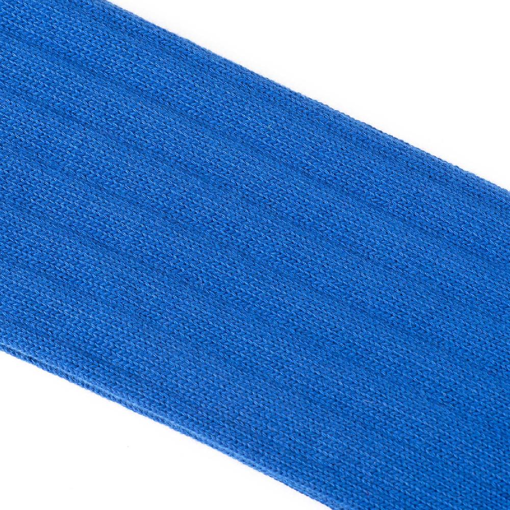 Rubinacci Calze in cotone a costa larga bluette In Vendita