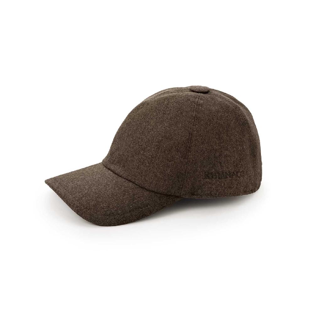 Rubinacci Cappello baseball in lana marrone Saldi