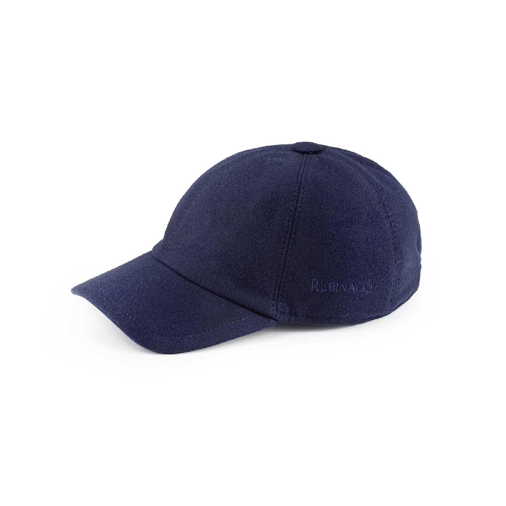 Rubinacci Cappello baseball in lana Skyfall blu Hotsell