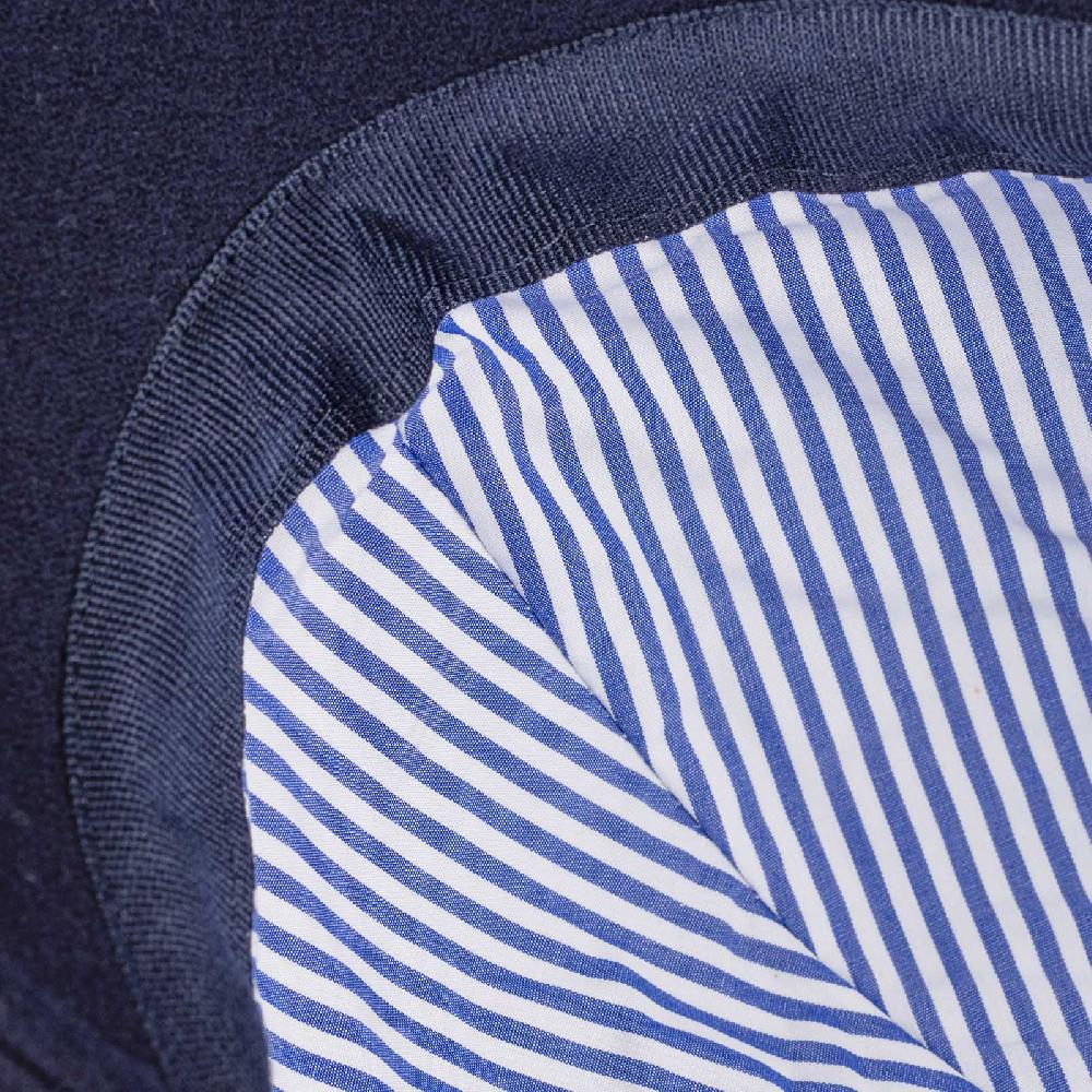 Rubinacci Cappello baseball in lana Skyfall blu Hotsell