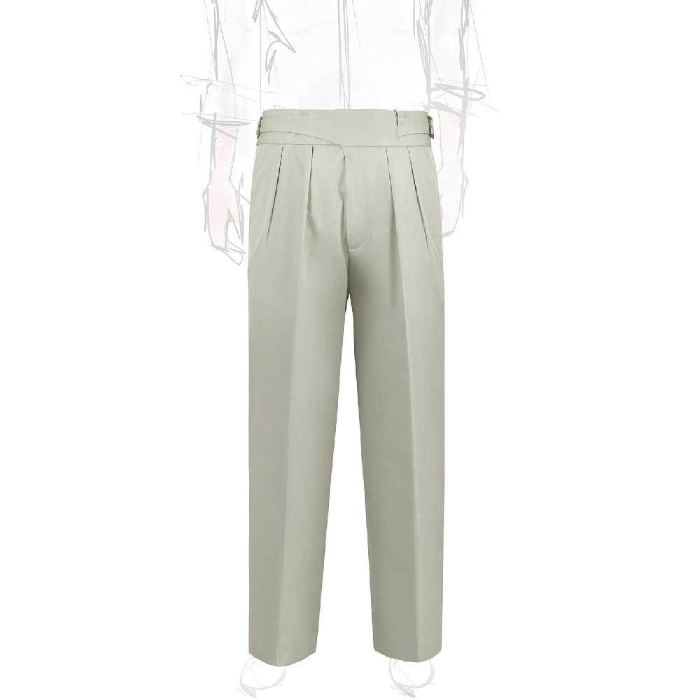 Rubinacci Vintage archive pantalone Manny in cotone ghiaccio