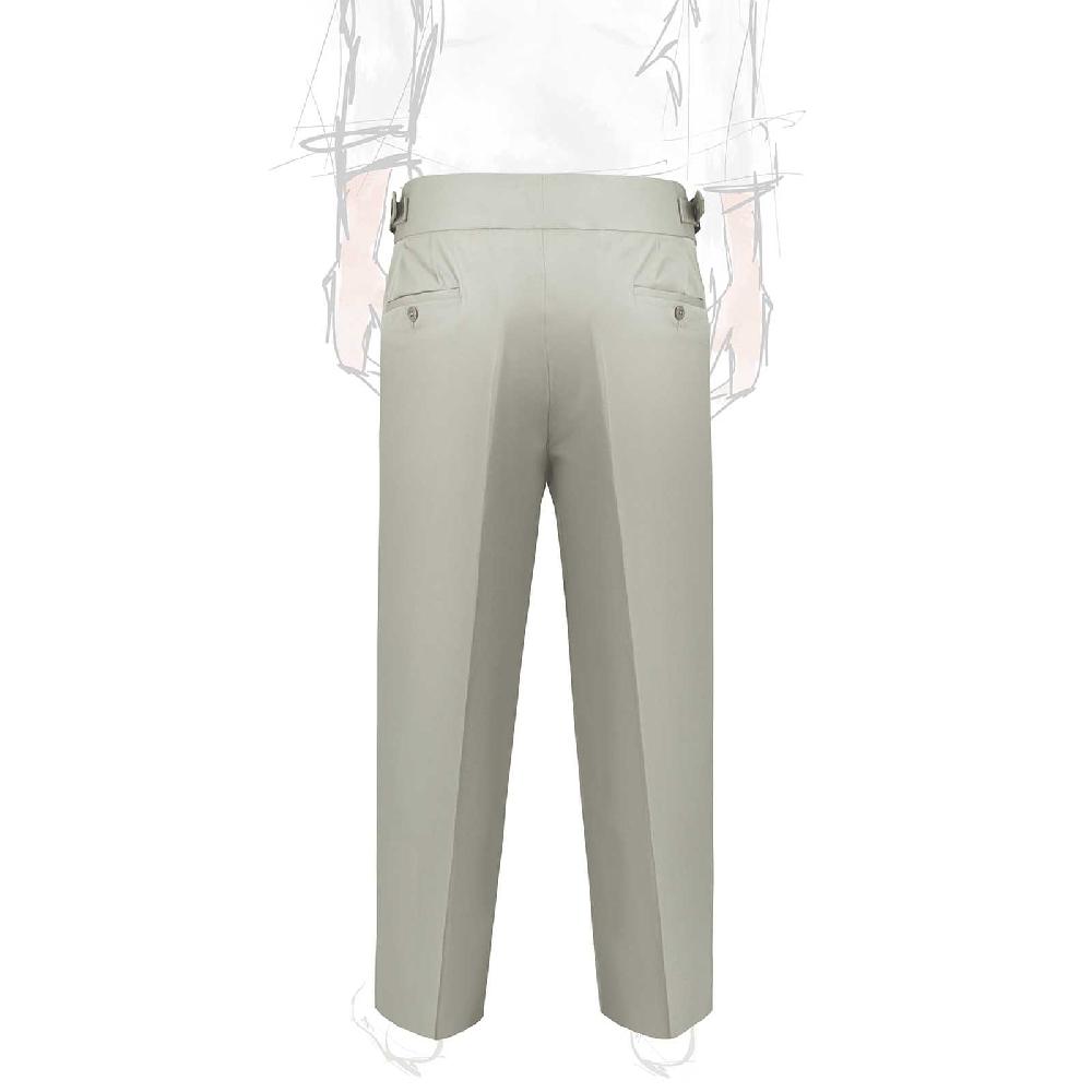 Rubinacci Vintage archive pantalone Manny in cotone ghiaccio Soddisfazione Garantita