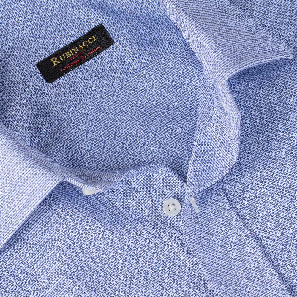 Rubinacci Vintage archive camicia in cellulare celeste Fino Al -60%