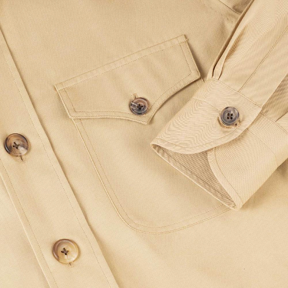 Rubinacci Vintage archive sahariana in cotone beige Presa