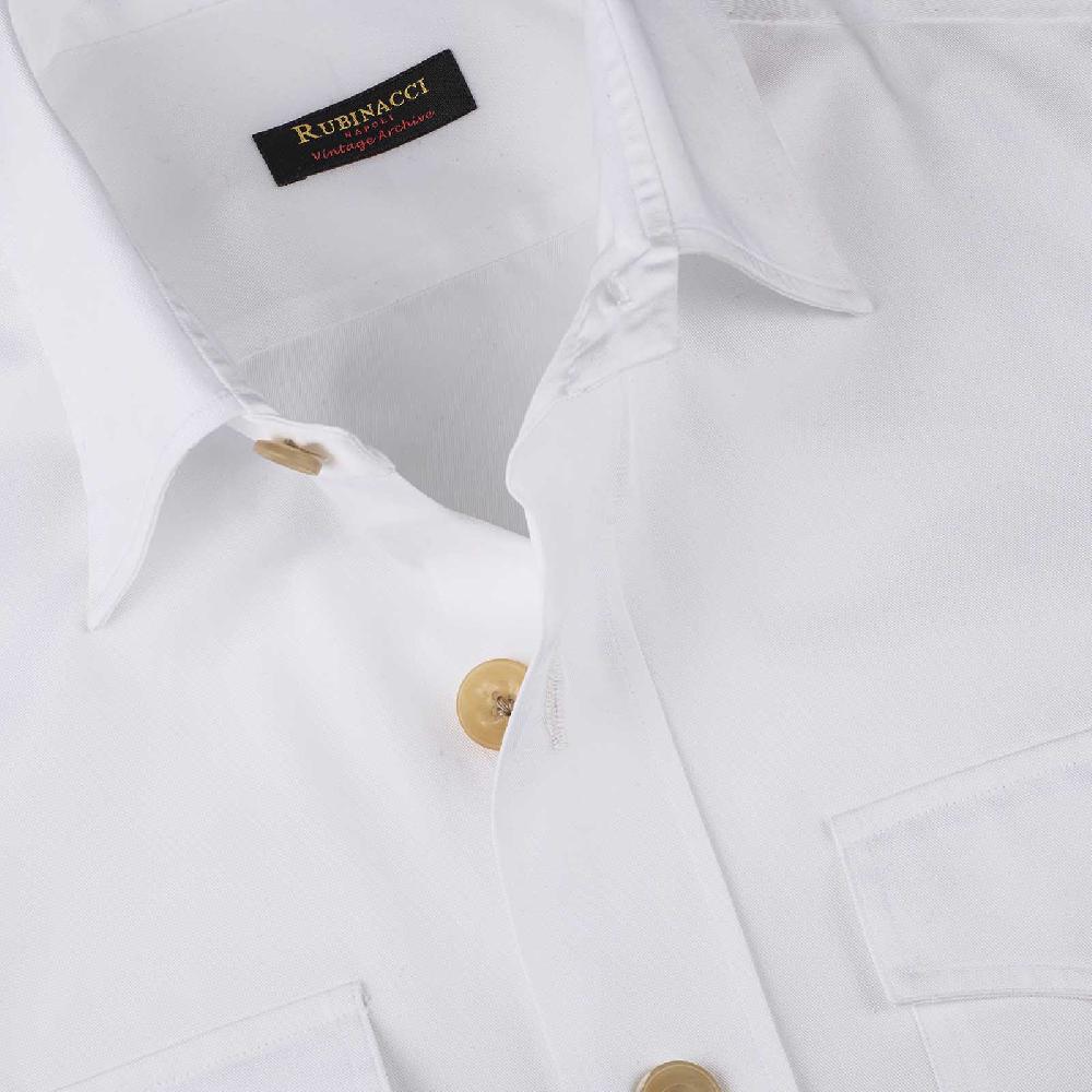 Rubinacci Vintage archive sahariana in cotone bianco Economico