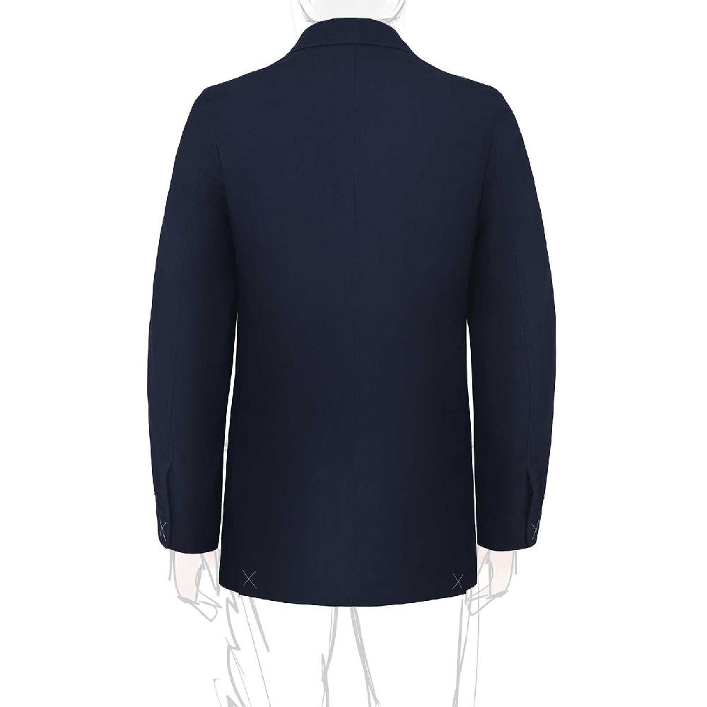 Rubinacci Vintage archive giacca in cotone blu Saldi Di Fabbrica