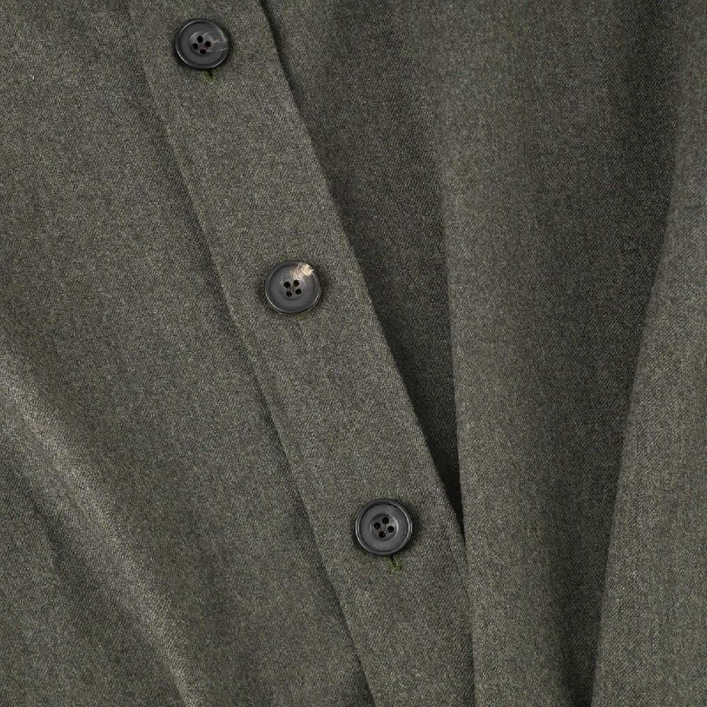 Rubinacci Overshirt in lana verde 2025
