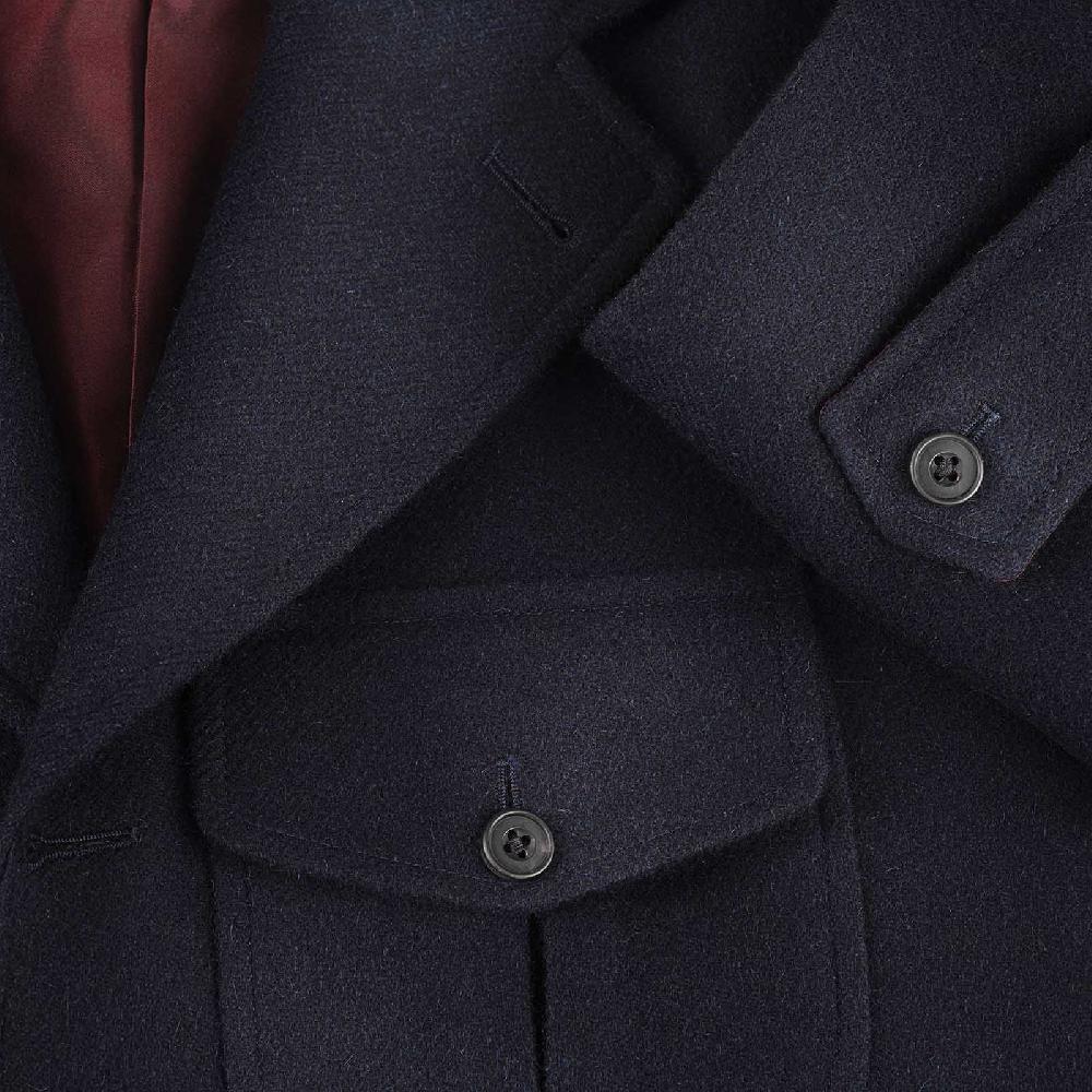 Rubinacci Giacca giorgio in cashmere blu Acquista Ora