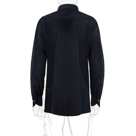 Rubinacci Sahariana in velluto blu Fino Al -60%