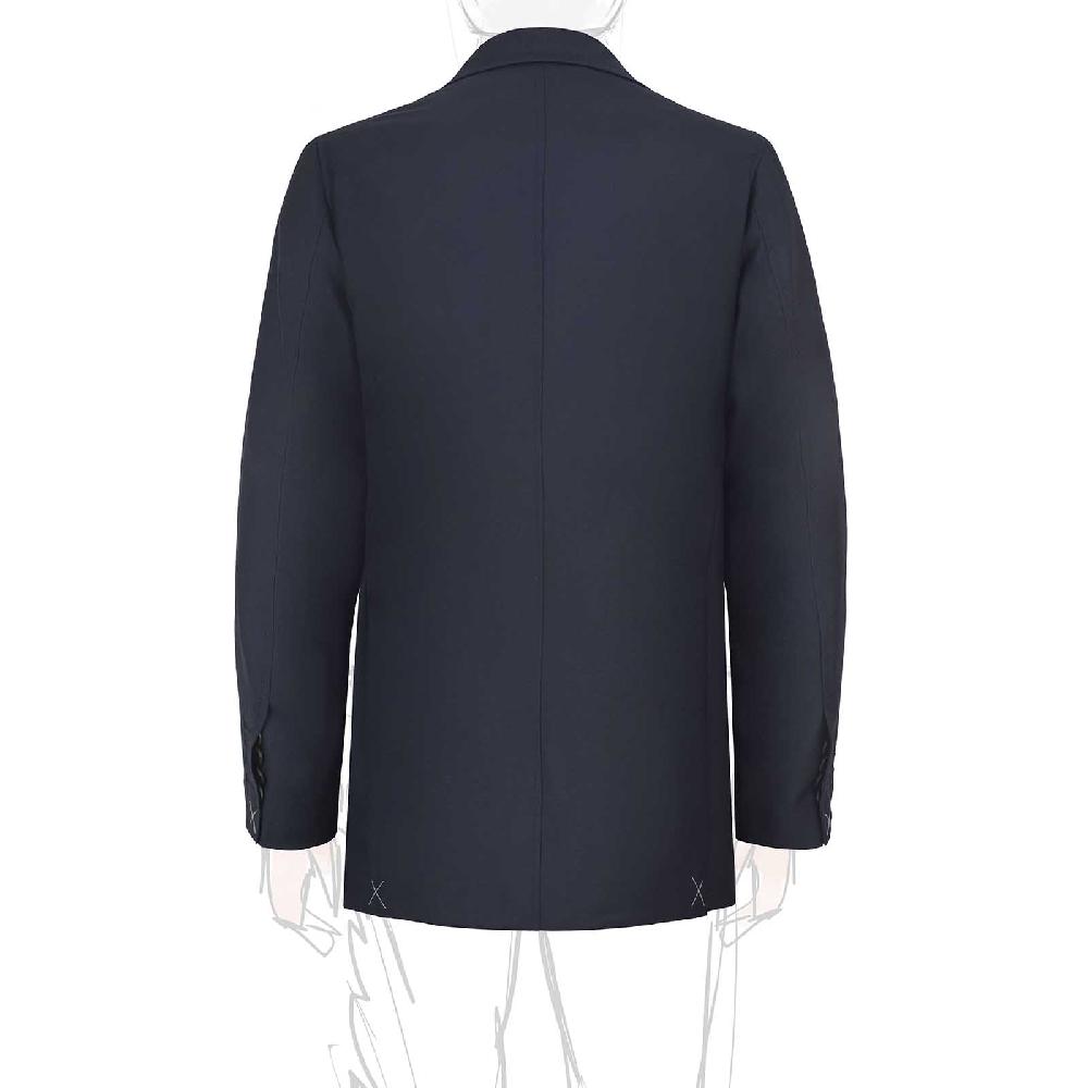 Rubinacci Giacca in Lana “Green Certified” blu Saldi