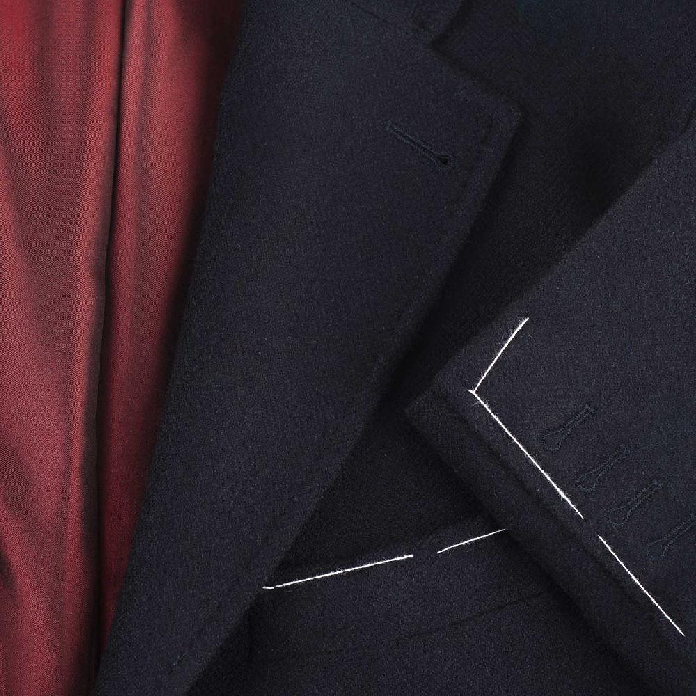 Rubinacci Giacca in cashmere spigato blu In Saldo