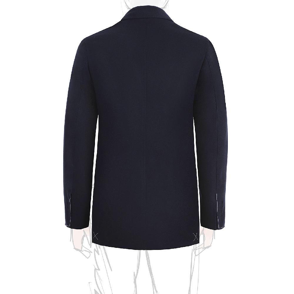 Rubinacci Giacca in cashmere blu Italia