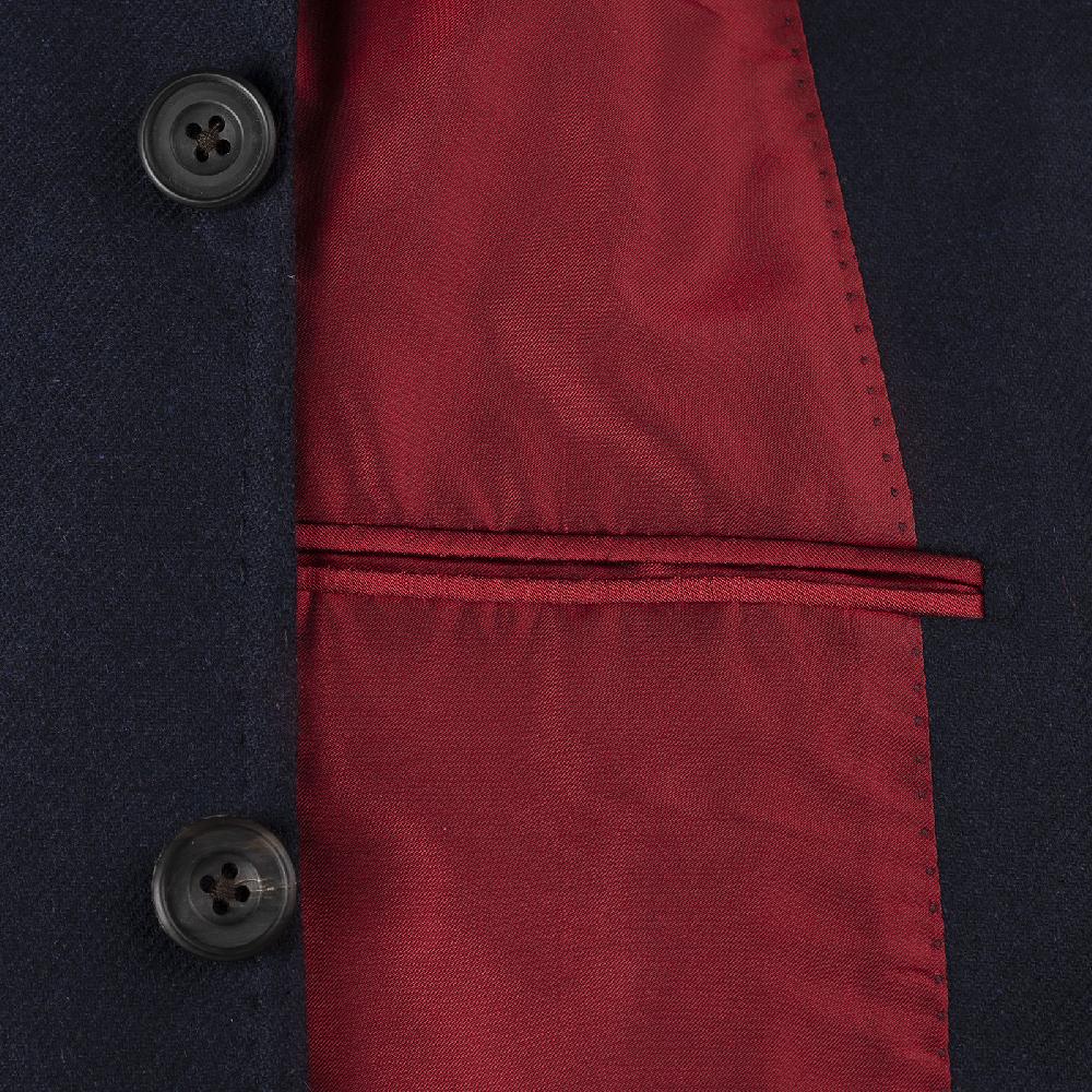 Rubinacci Giacca in cashmere blu Italia
